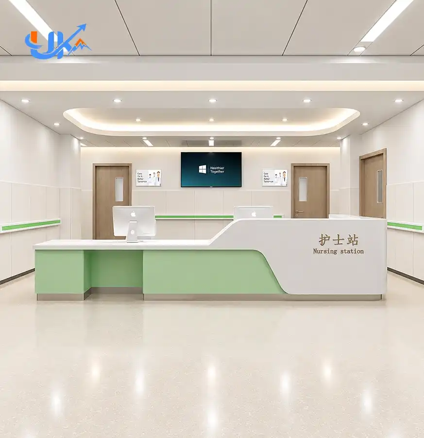 Modern Hospital Reception Desk
